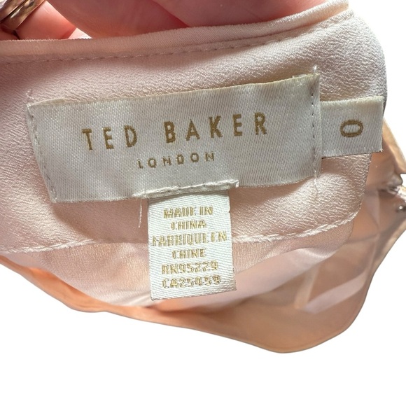 Ted Baker Velina Pink Sequined Ruffle Midi Skirt size ) - Picture 4 of 7